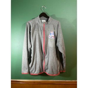 New England Patriots- Champion - Men's Grey Full Zip Long Sleeve Track Jacket -